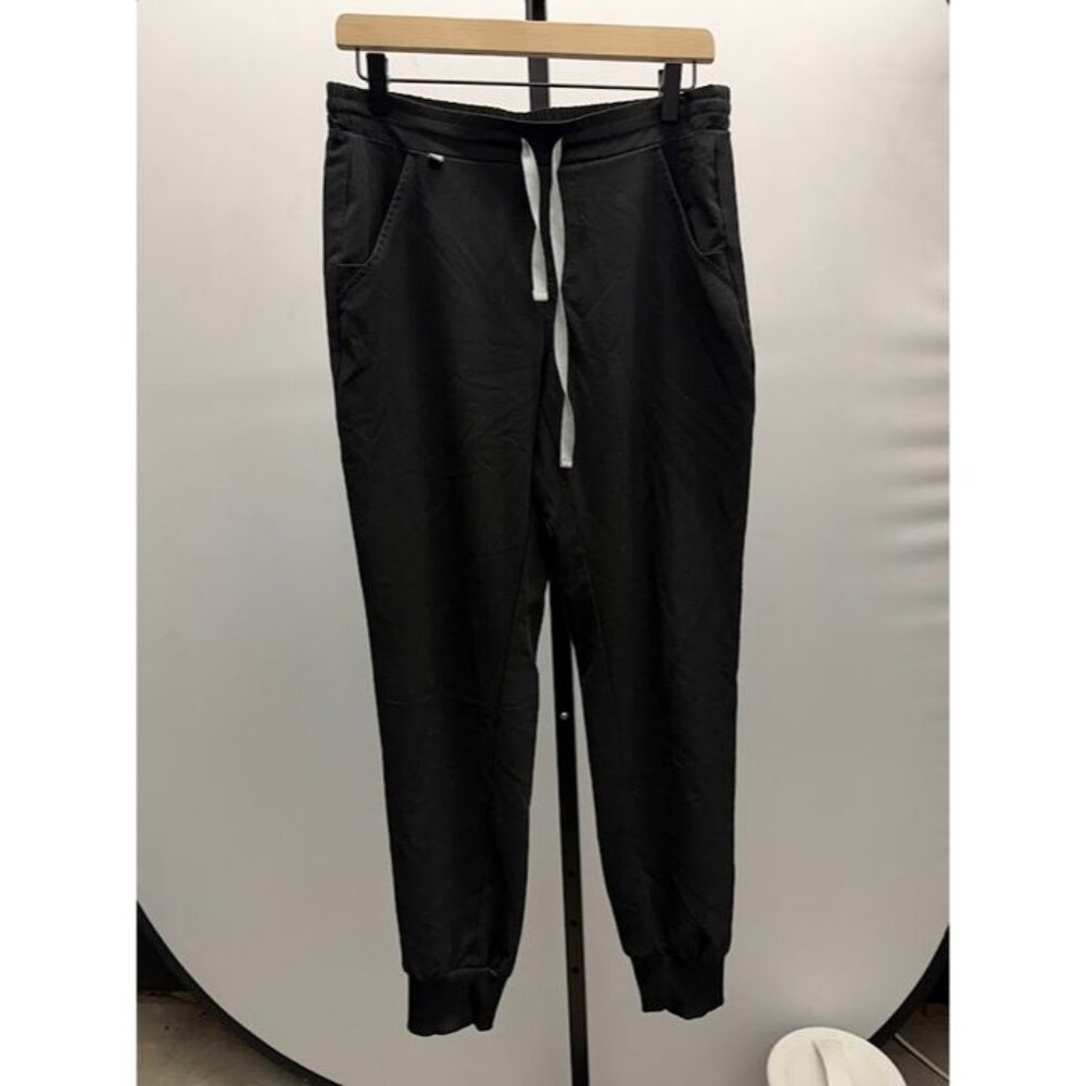 FIGS Technical Collection Black Jogger Scrub Bottoms